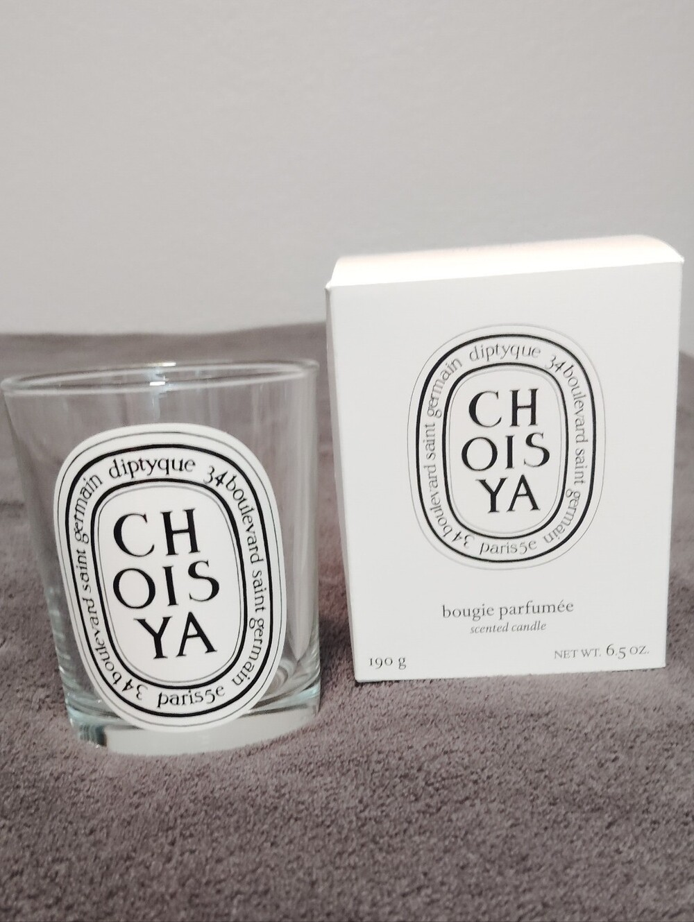 Diptyque Empty Choisya Candle Jar and Box 6.5oz
